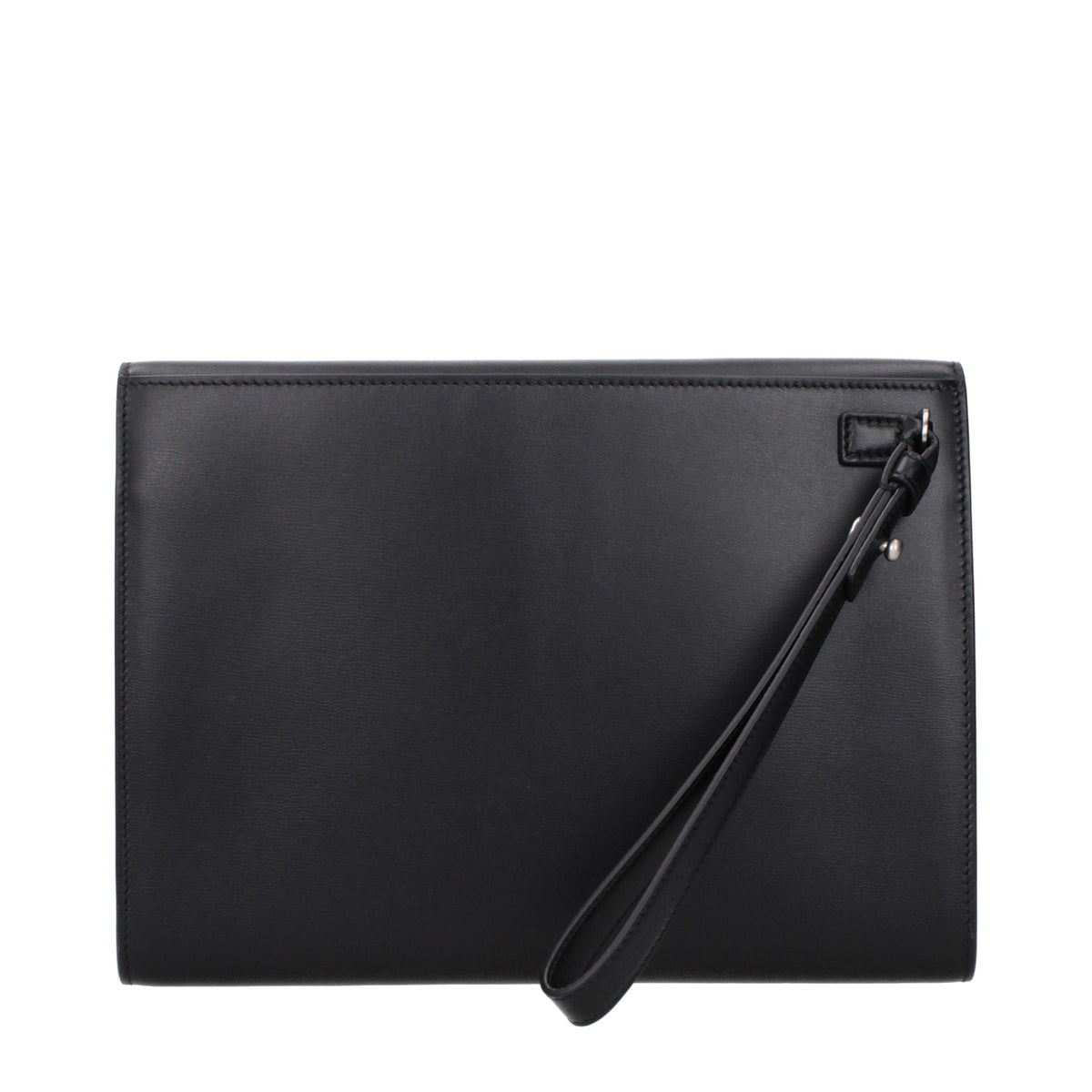 Ferragamo Schwarze Leder-Clutch