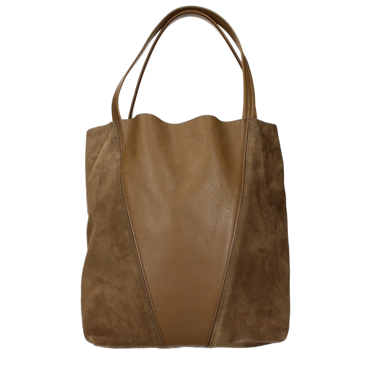 Chloé Braune Leder Schultertasche