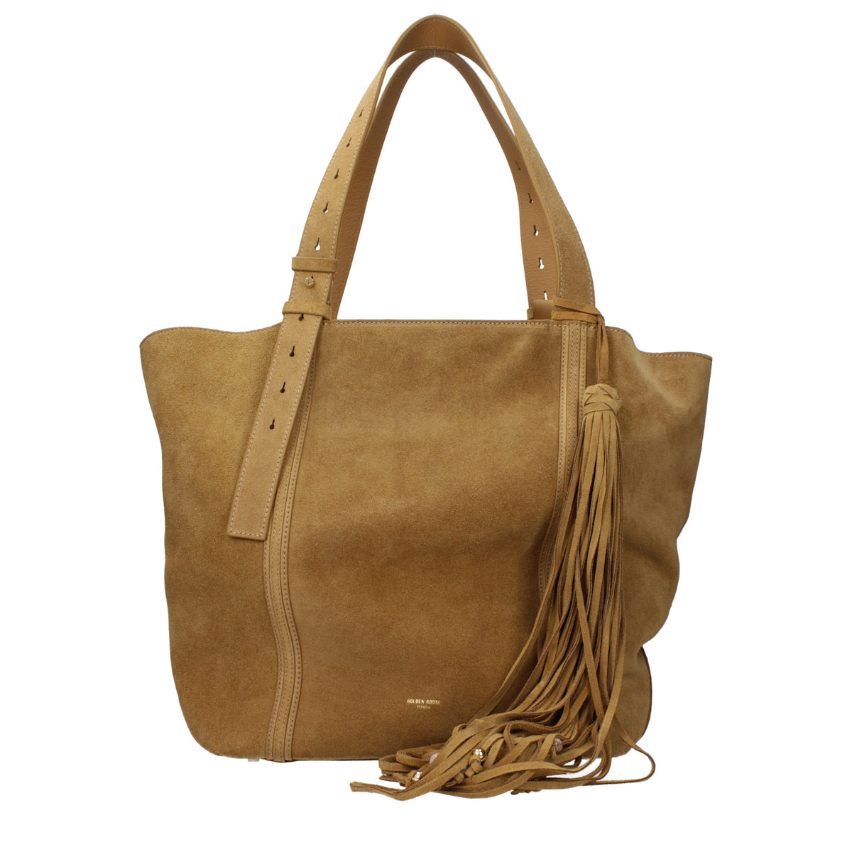 Golden Goose Braune Leder Schultertasche