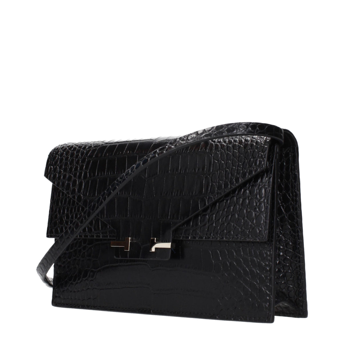Tom Ford Schwarze Leder-Clutch