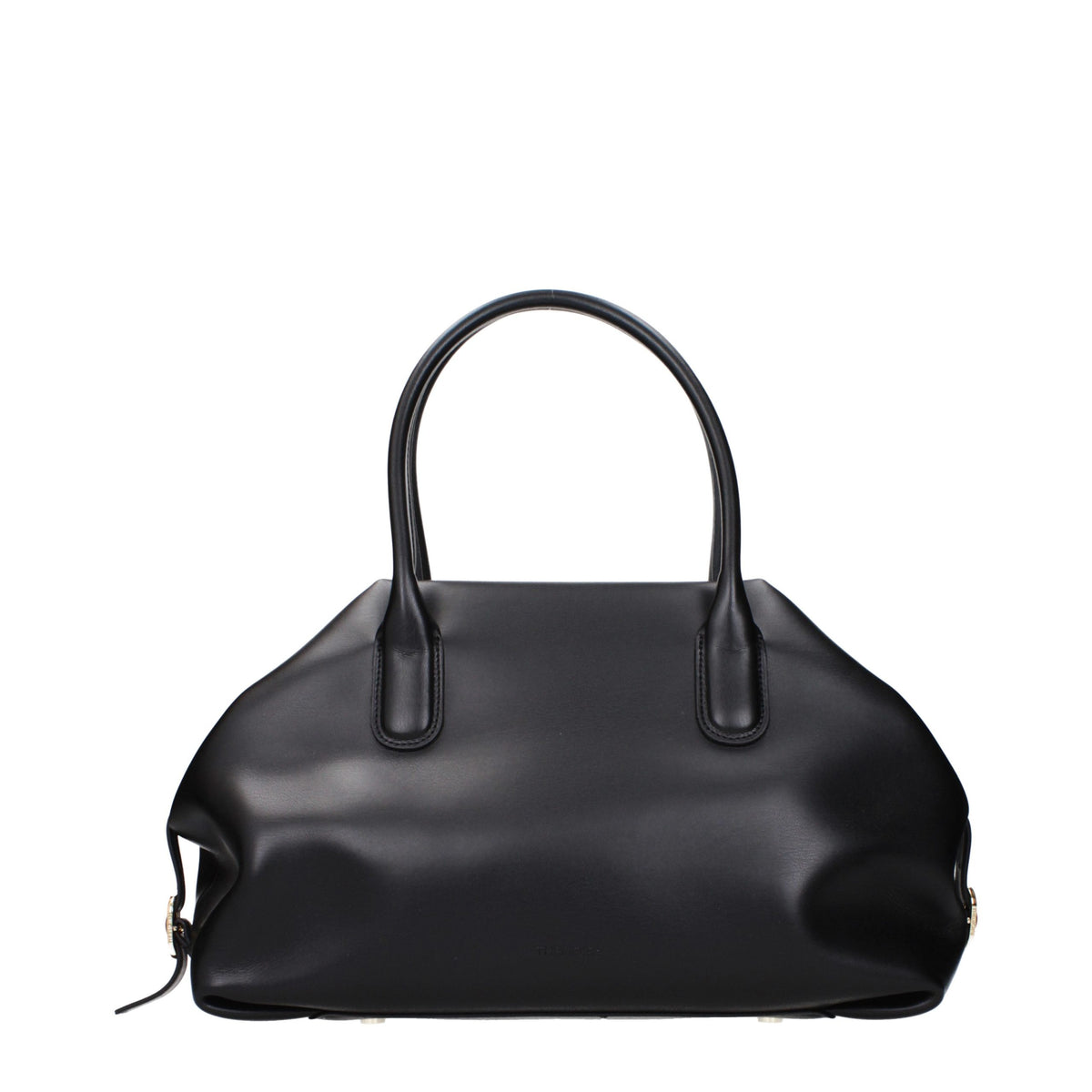 THEMOIRè Schwarze Lederhandtasche
