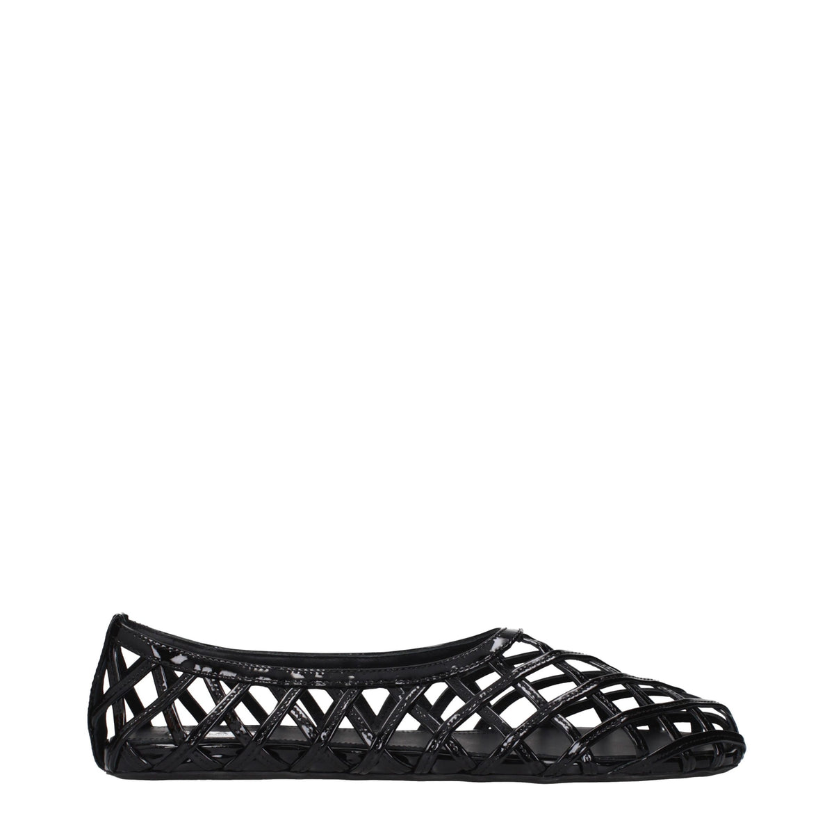 Alaïa Schwarze Ballerinas aus Leder
