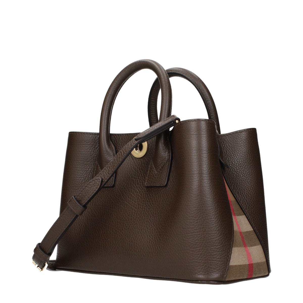 Burberry Braune Lederhandtasche