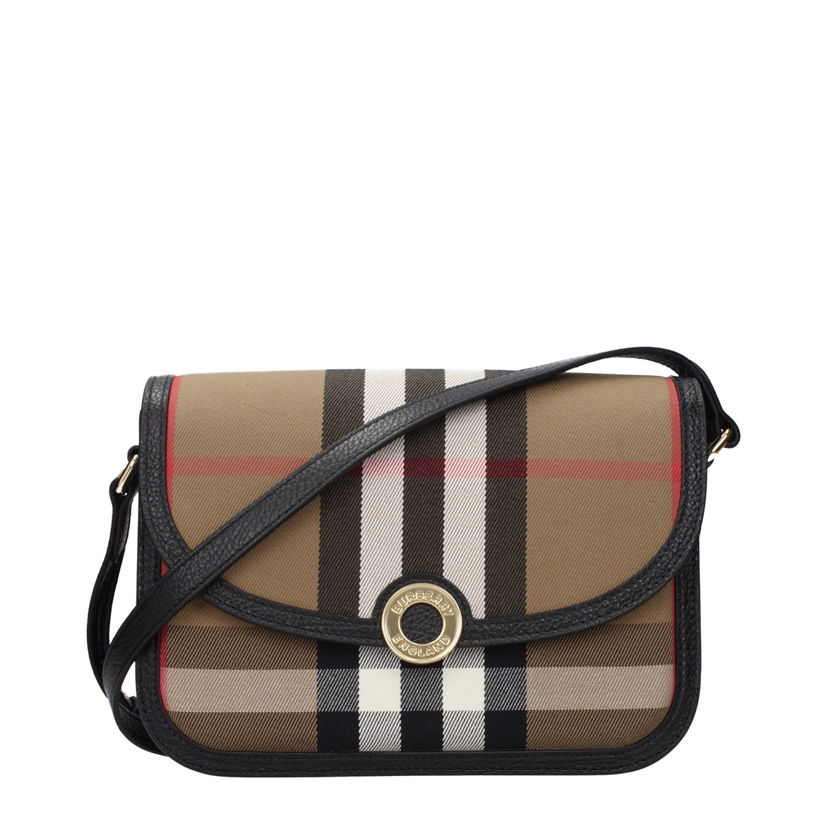 Burberry Braune Umhängetasche aus Stoff