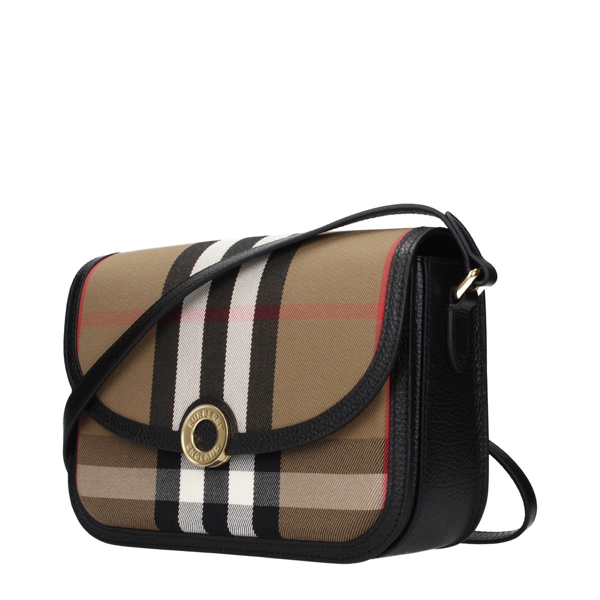 Burberry Braune Umhängetasche aus Stoff