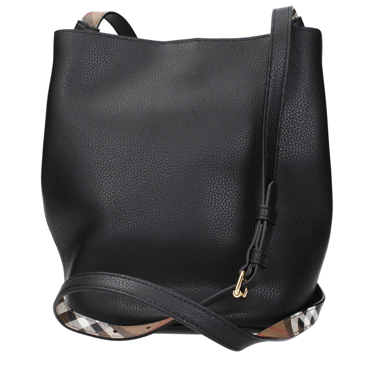 Burberry Schwarze Leder Umhängetasche
