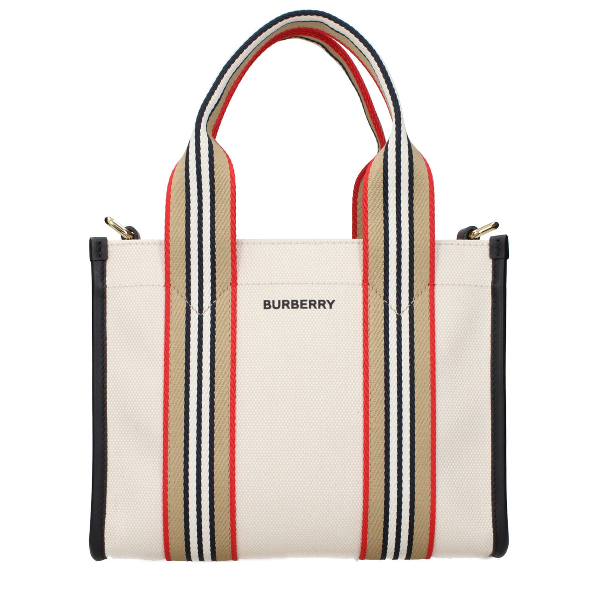 Burberry Beige Stoff-Handtasche