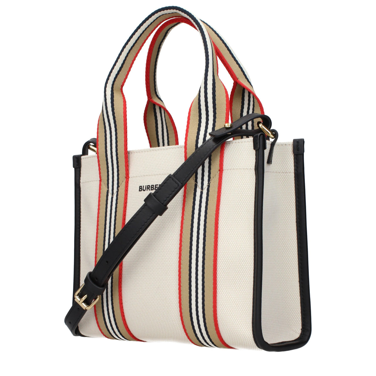 Burberry Beige Stoff-Handtasche