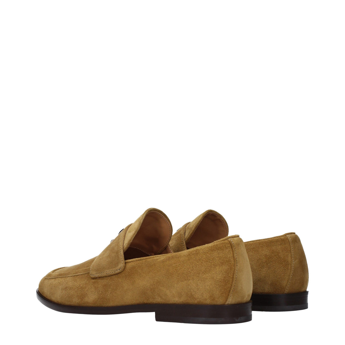Jimmy Choo Braune Loafer aus Leder zum Hineinschlüpfen