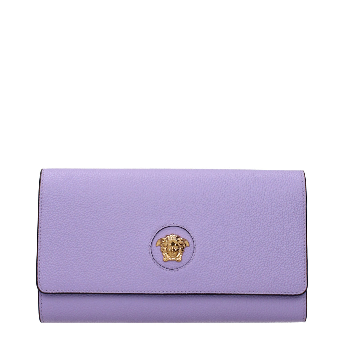 Versace Violette Leder-Clutch