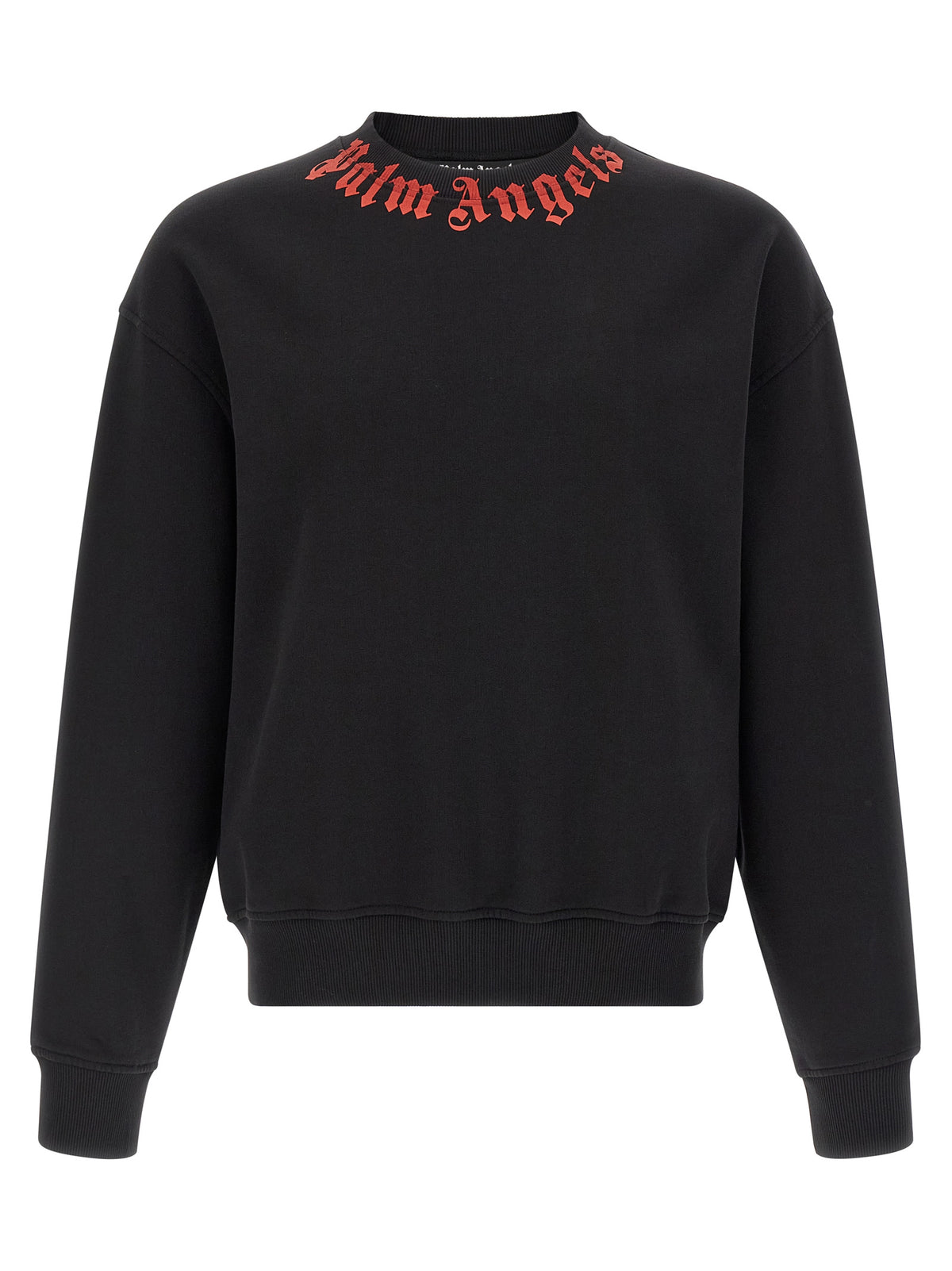 Palm Angels Schwarzer Baumwoll-Sweatshirt