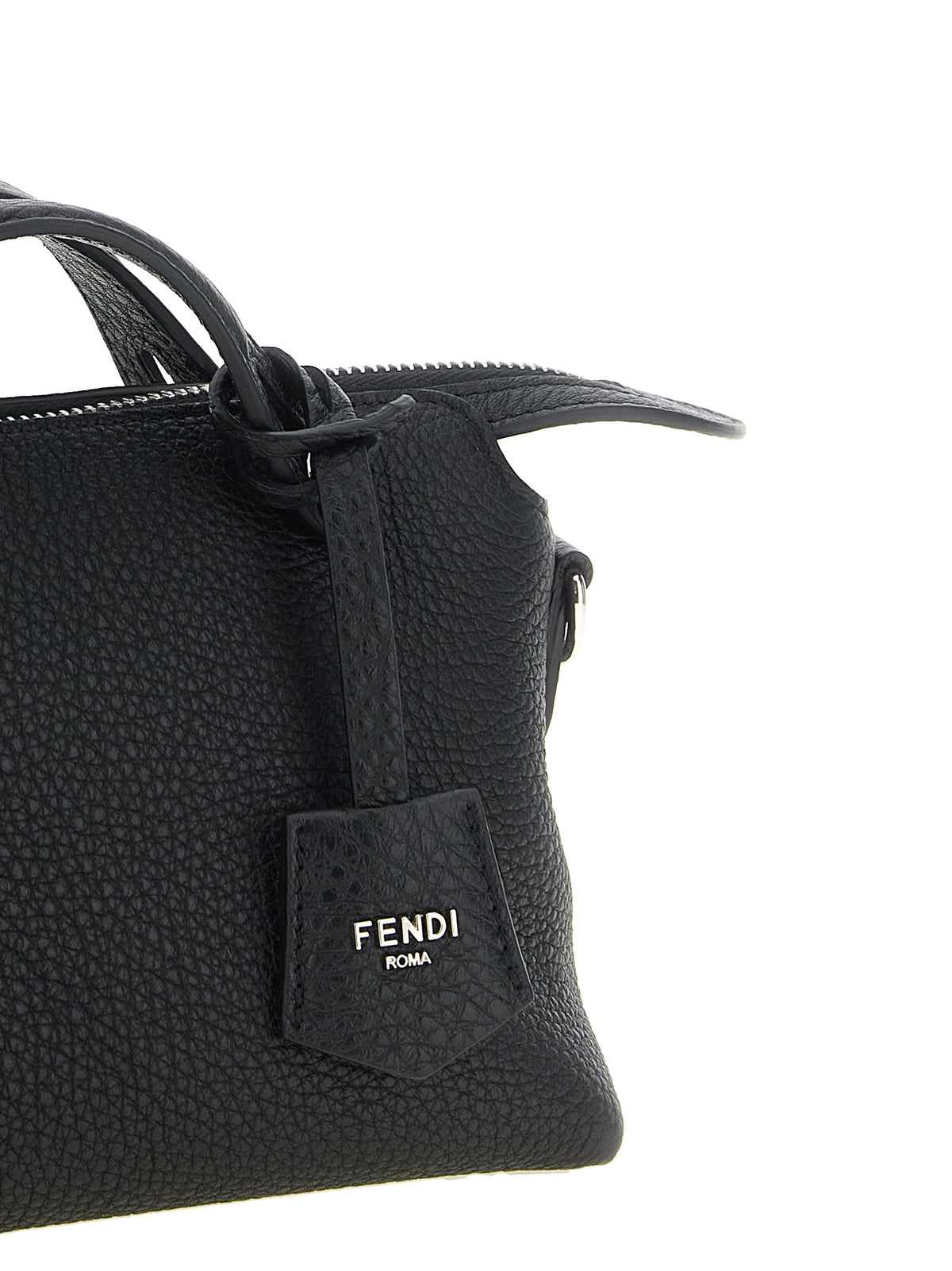 Fendi Schwarze Kalbsleder-Handtasche