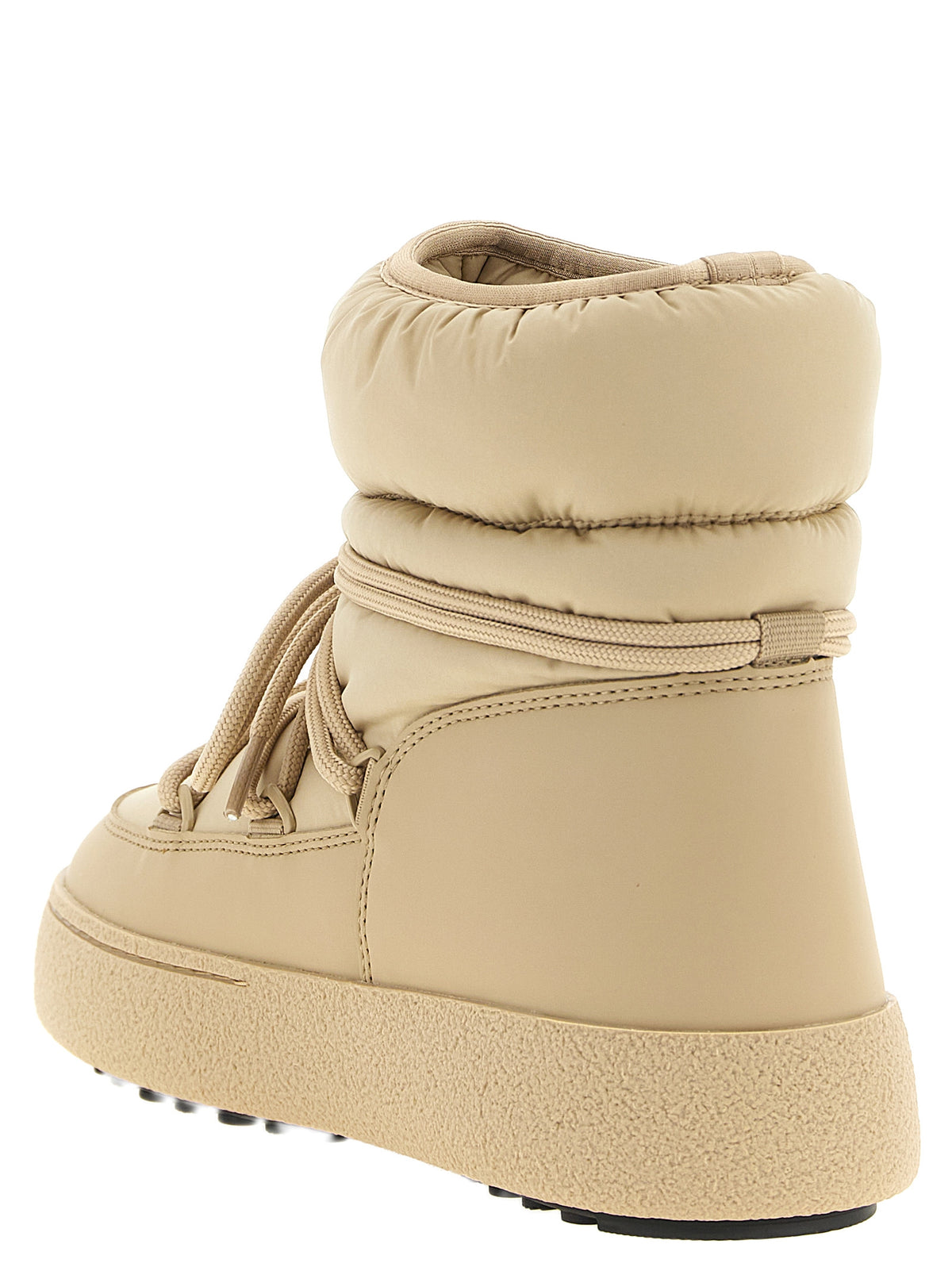 Moon Boot Beige Polyamid-Stiefeletten