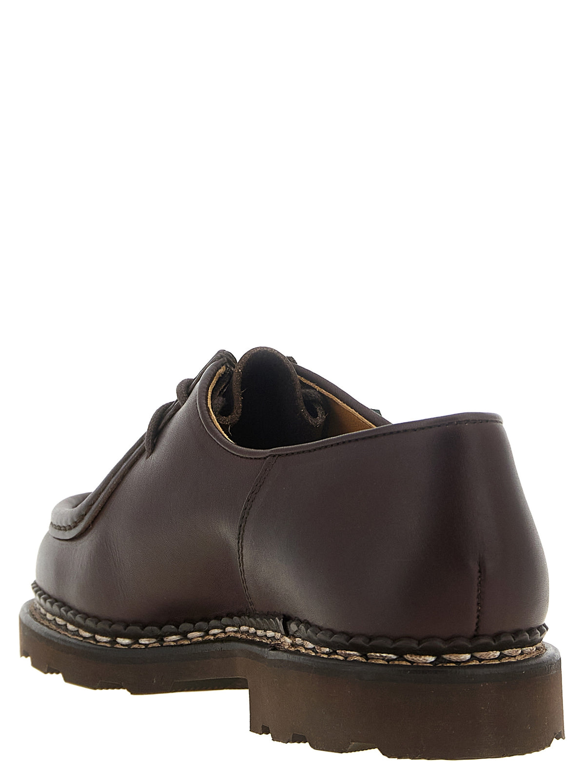 PARABOOT Braune Kalbsleder Oxford- und Derby-Schuhe