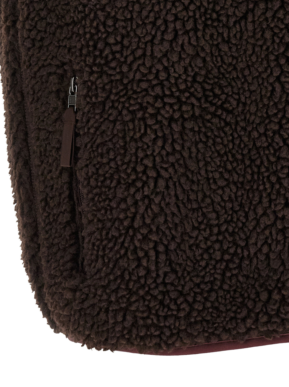 PATAGONIA Braune ärmellose Jacke aus Polyester
