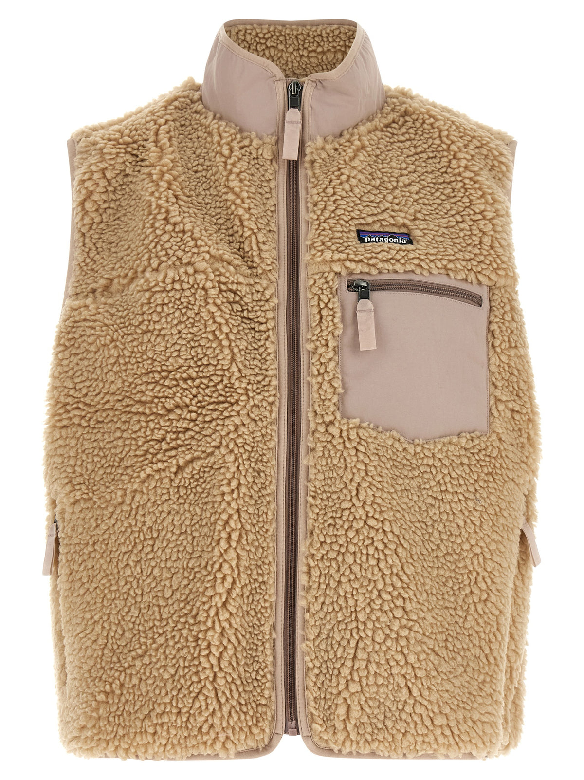 PATAGONIA Beige Polyester Ärmellose Jacke