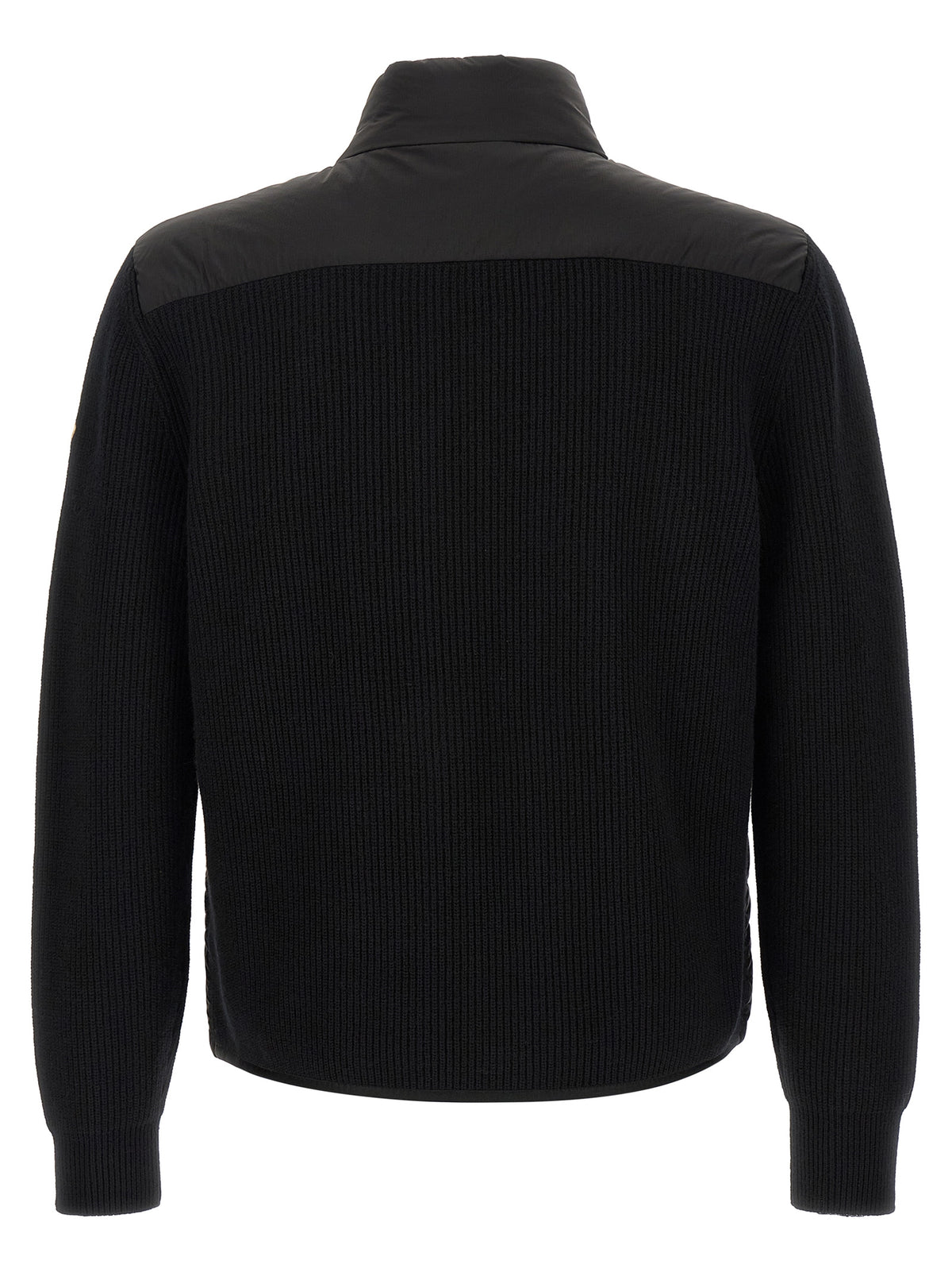 Moncler Schwarzer Cardigan aus Polyamid