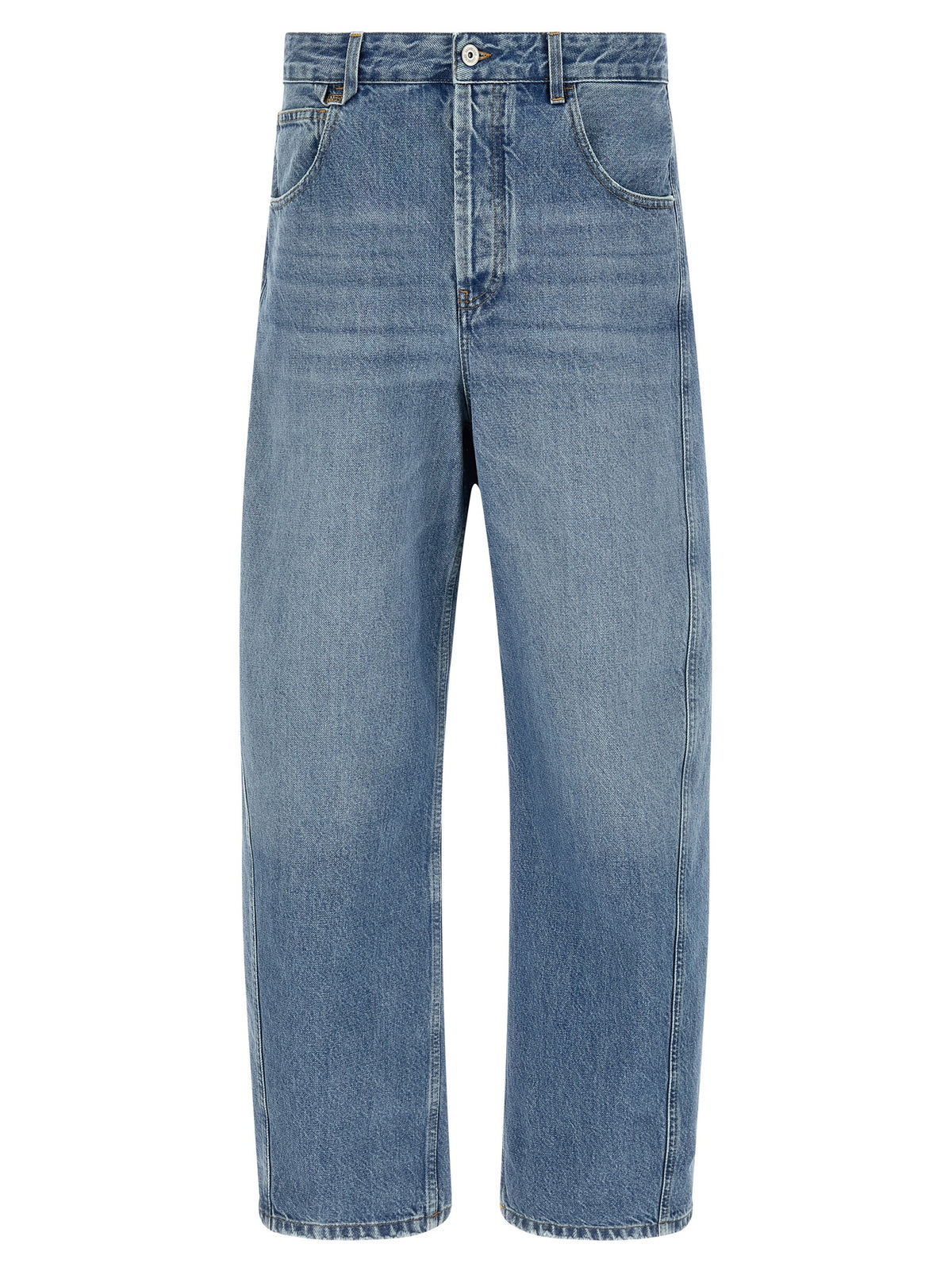 Jacquemus Blaue High-Waist Jeans aus Baumwolle