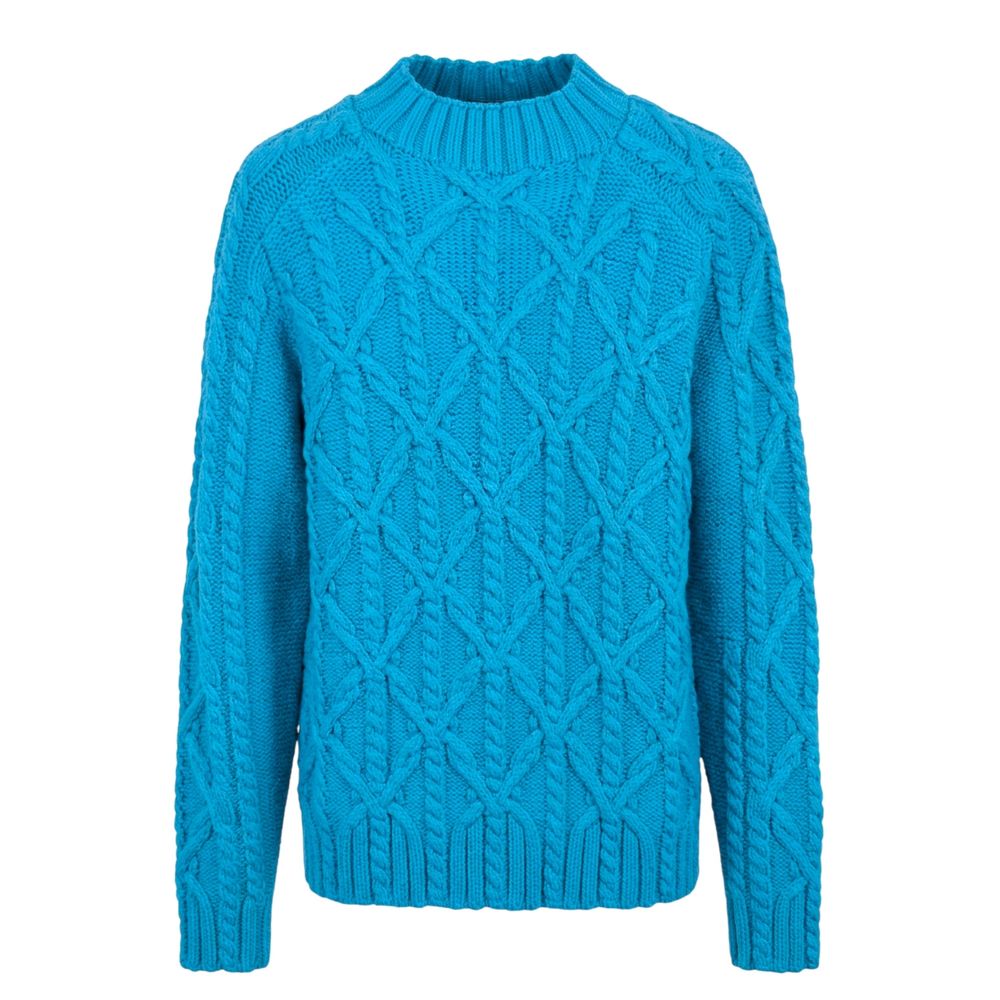 Malo Blauer Baumwollpullover für Herren