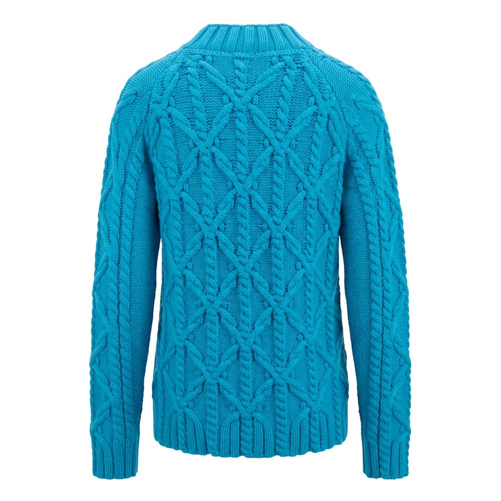 Malo Blauer Baumwollpullover für Herren