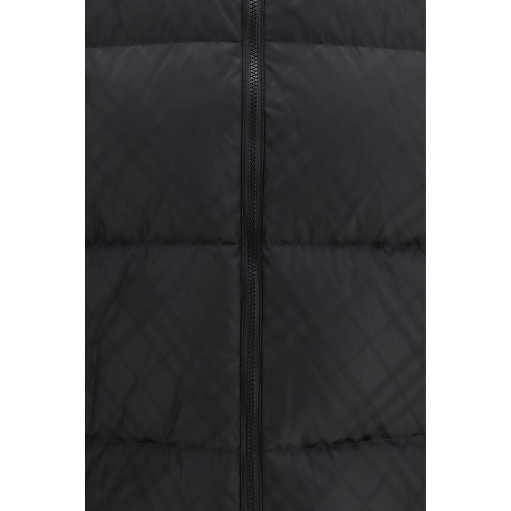 Burberry Schwarze Polyamidjacke