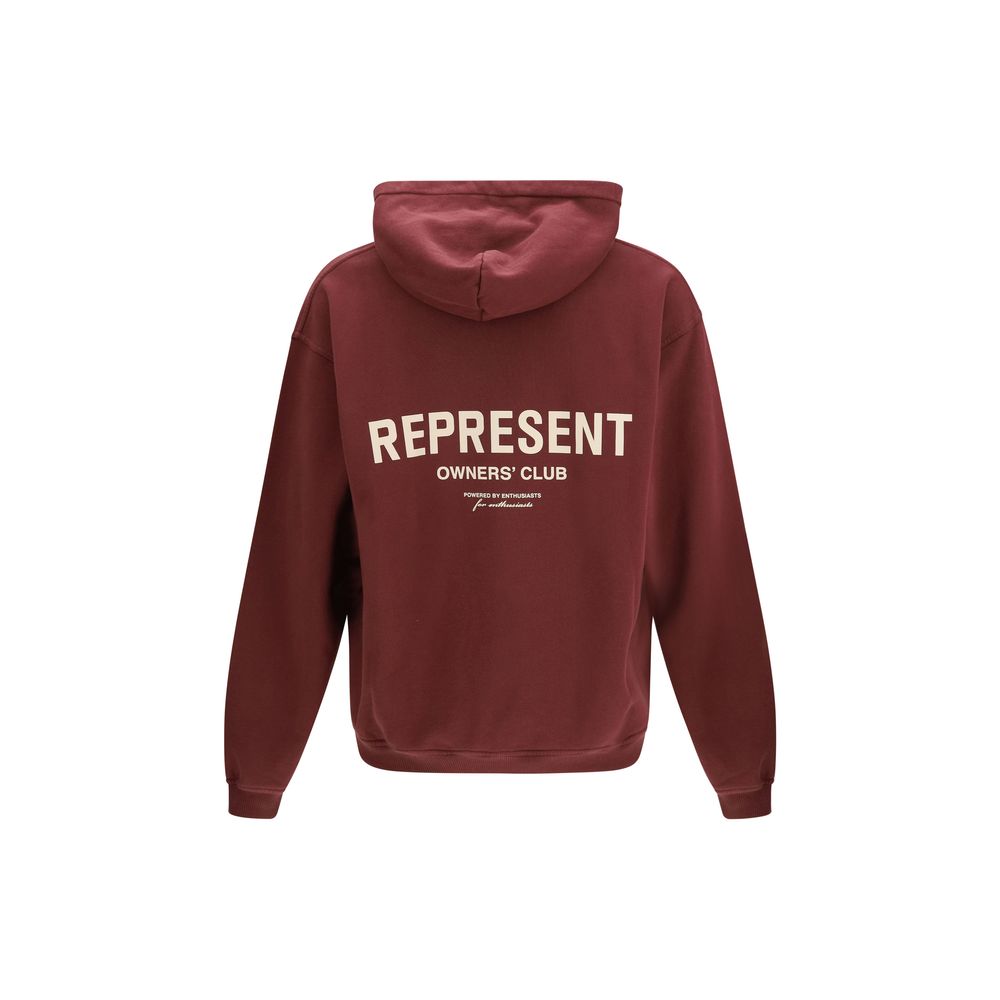 Represent Sweatshirt aus Baumwolle in Bordeaux