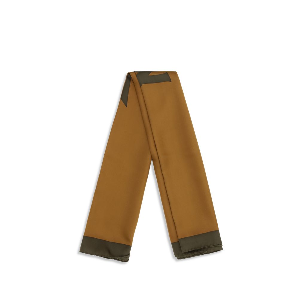 Saint Laurent Brauner Seidenschal