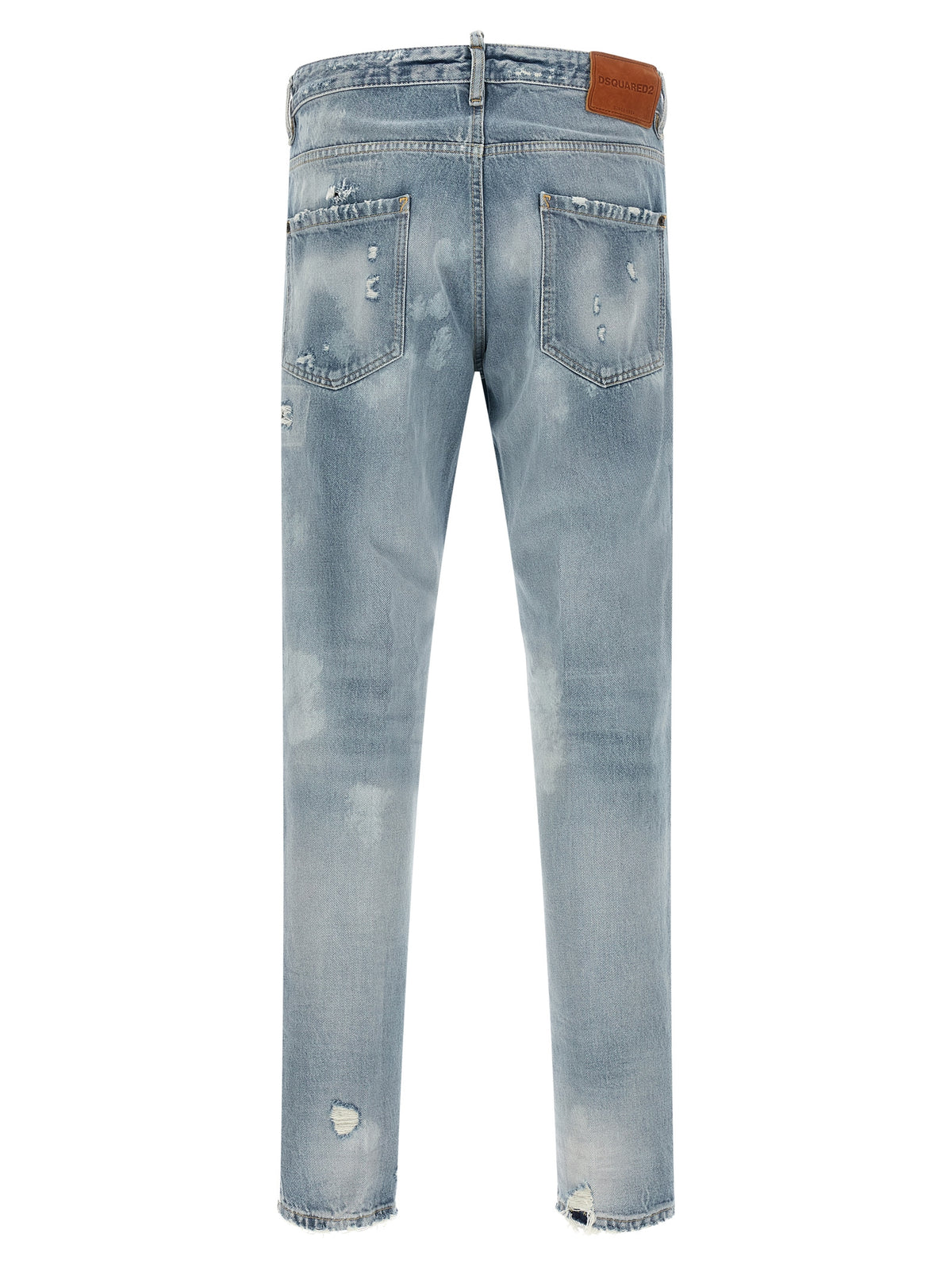 Dsquared² Blaue Jeans aus Baumwolle, Tapered Fit