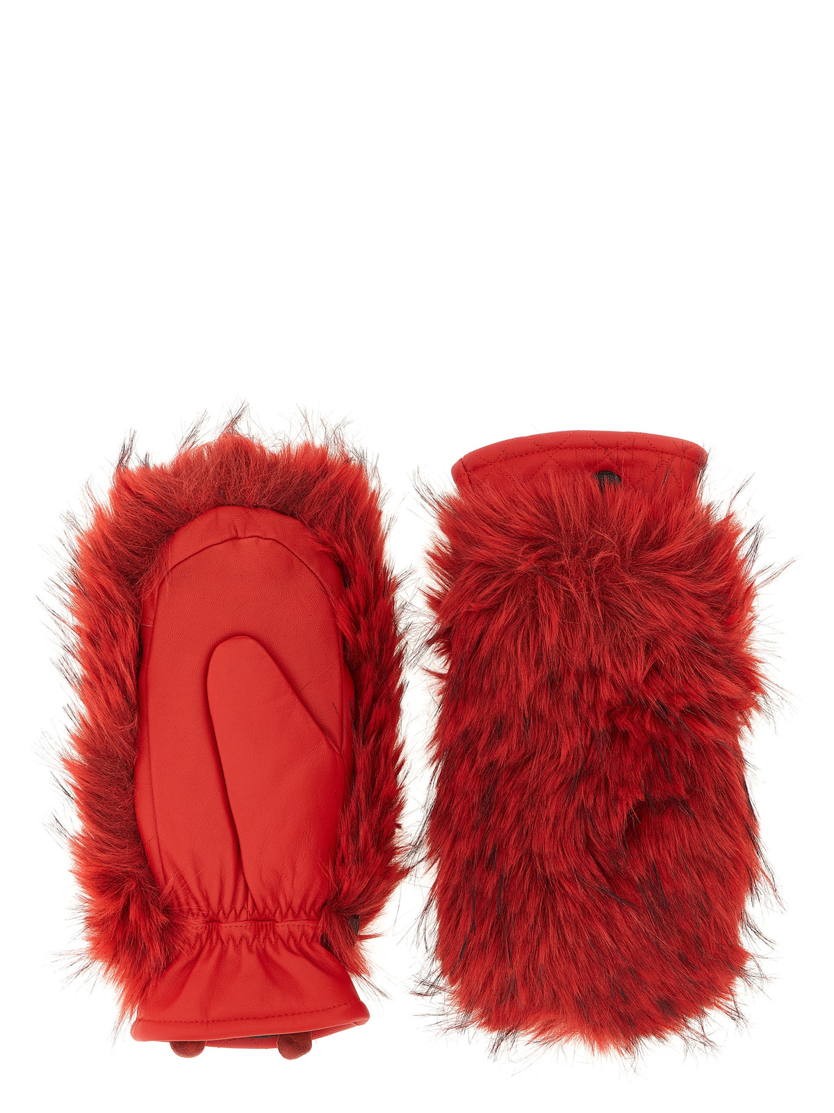 GOLDBERGH Rote Handschuhe aus Ziegenleder