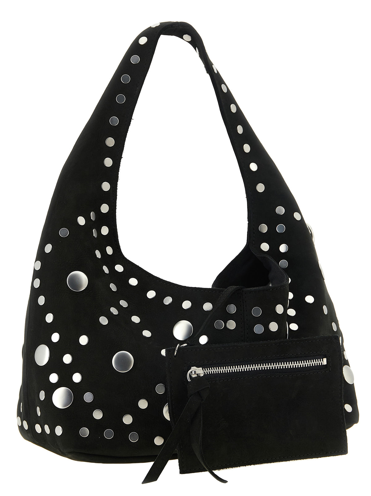 Vivienne Westwood Schwarze Schultertasche aus Rindsleder
