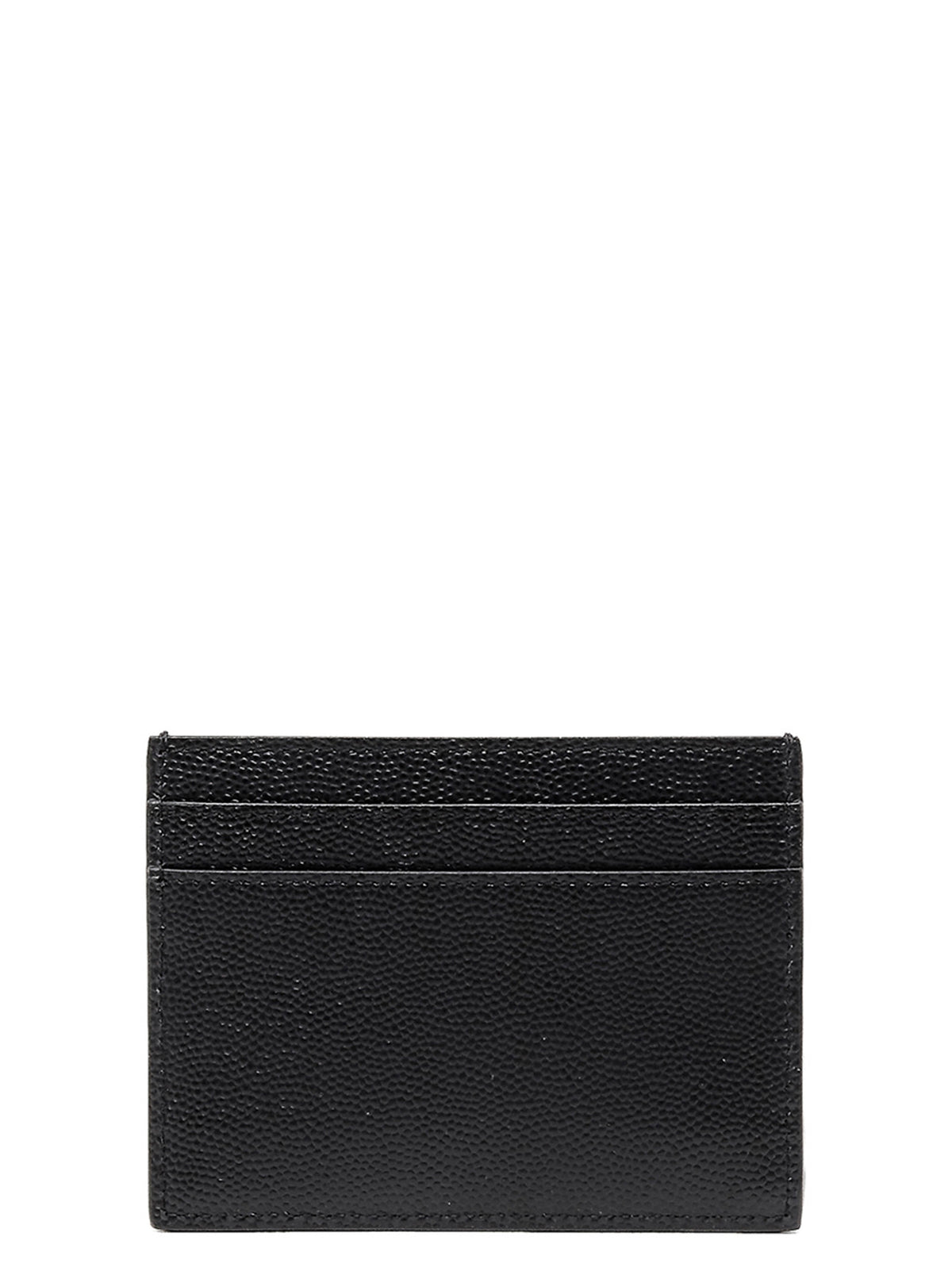 Saint Laurent Schwarzer Kartenhalter aus Leder
