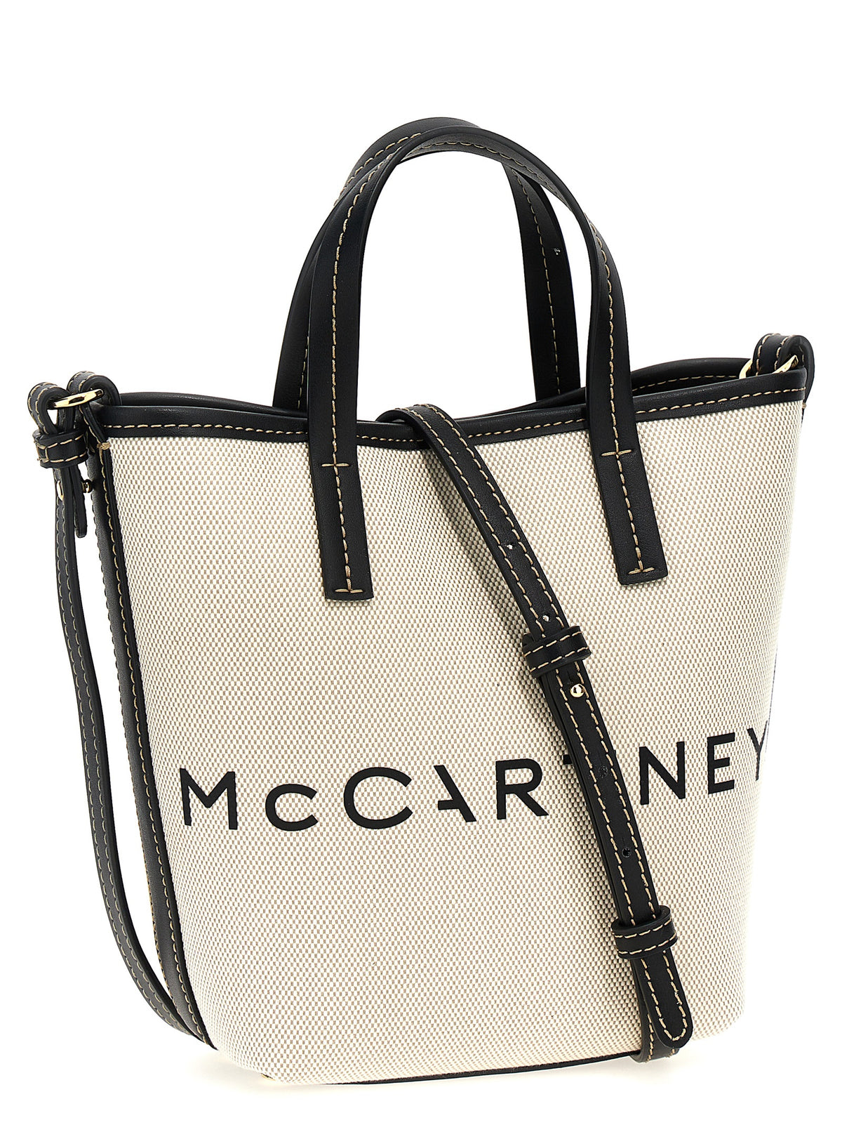 Stella McCartney Beige Polyamid-Tragetasche
