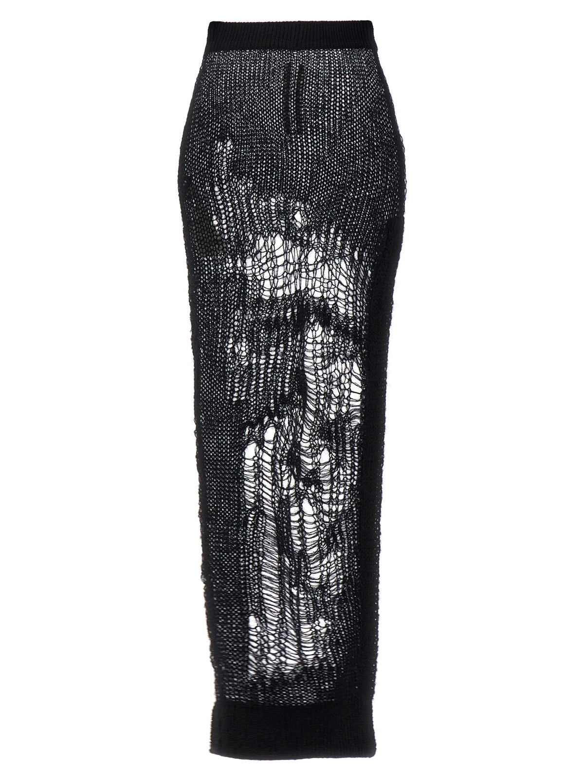 Rick Owens Schwarzer Minirock aus Nylon