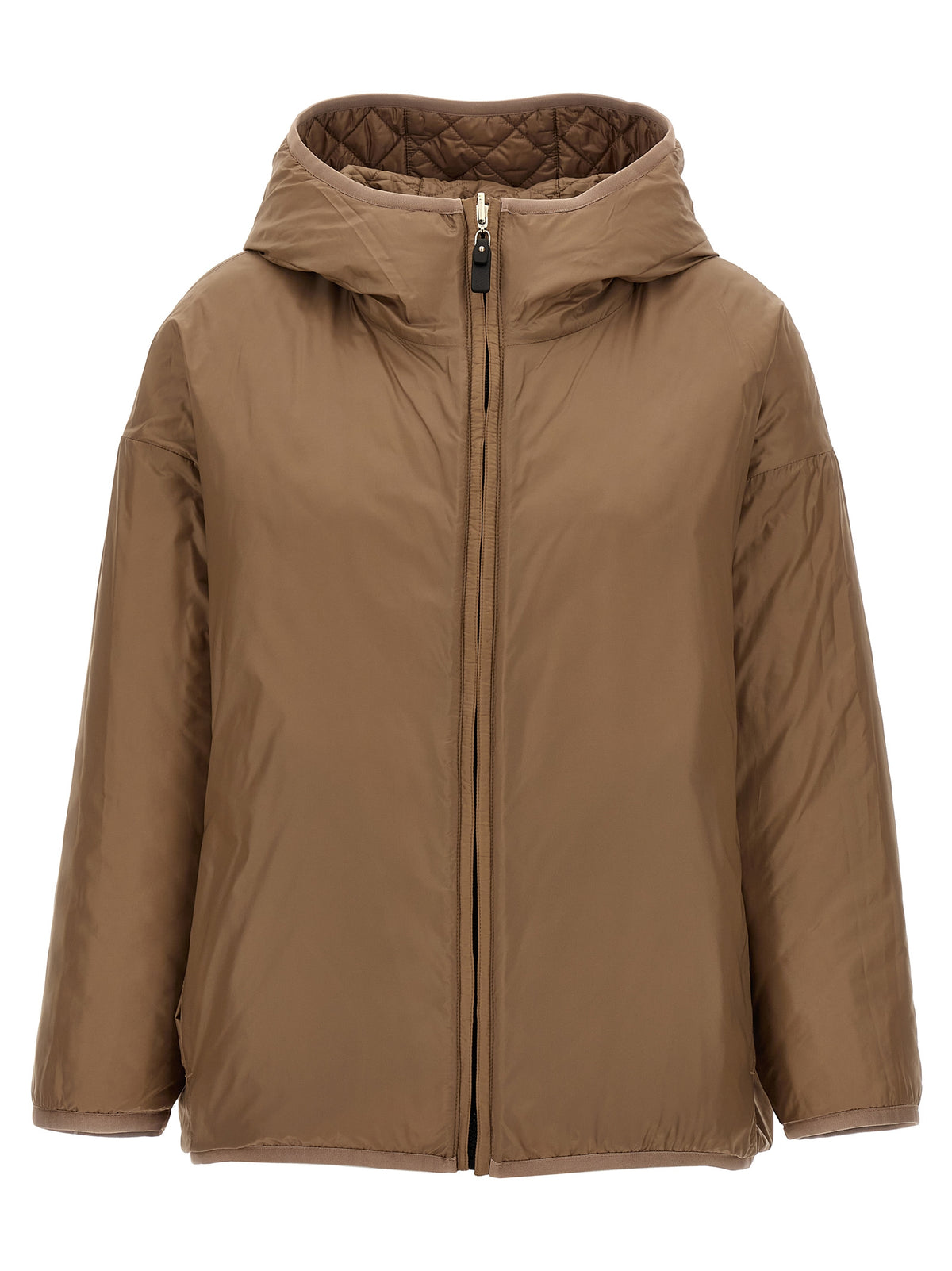 Max Mara Beige Polyester Shell Jacke