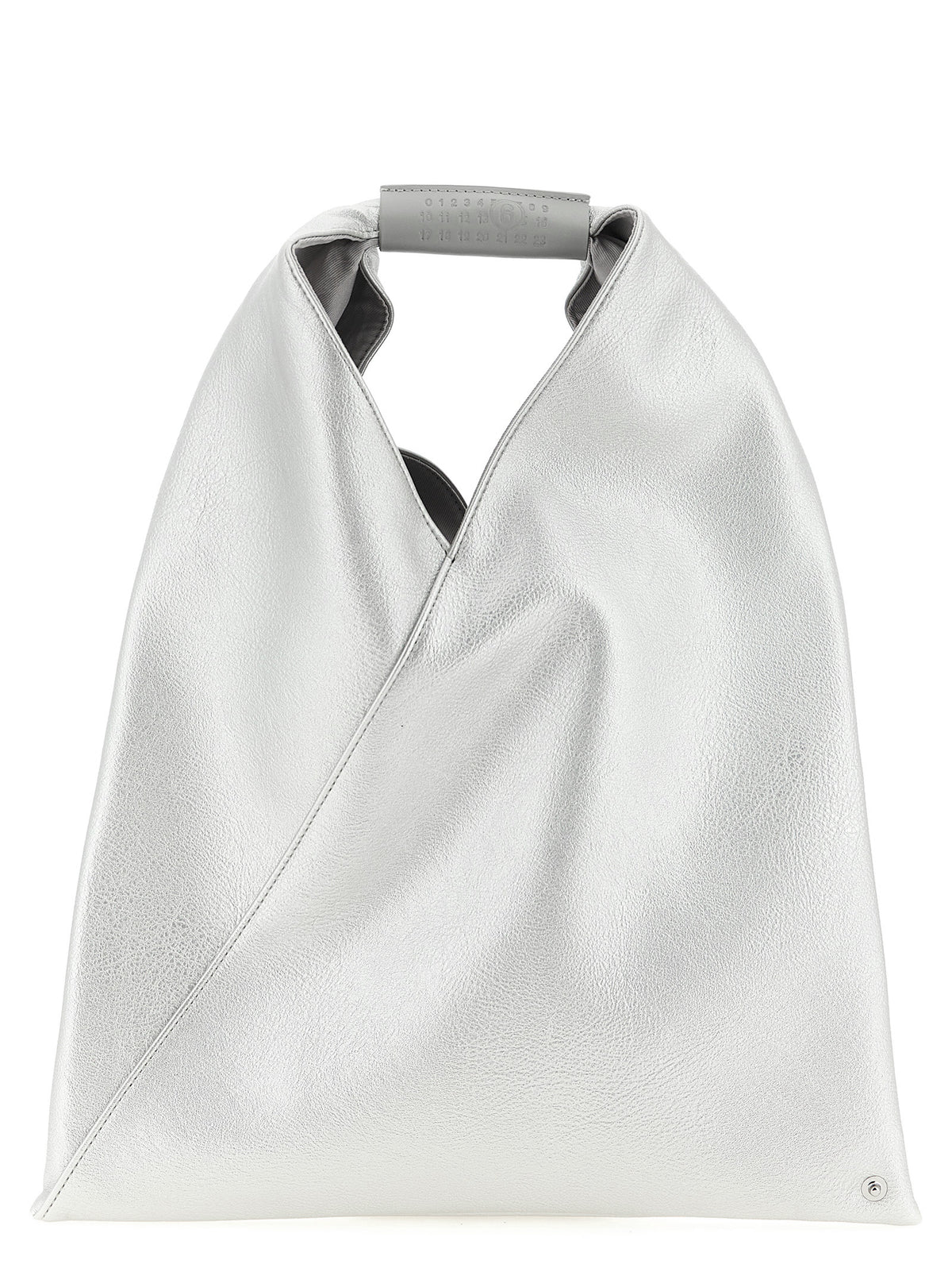 MM6 Maison Margiela Silberne Handtasche aus Polyethylen