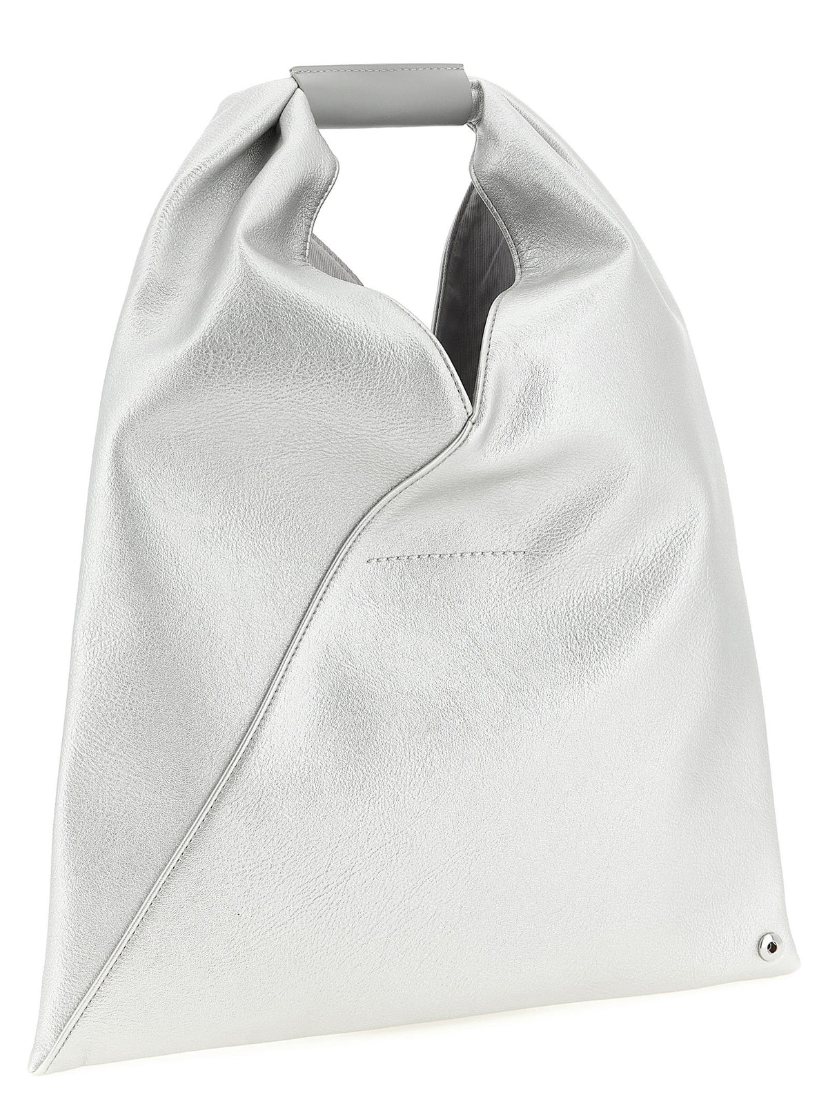 MM6 Maison Margiela Silberne Handtasche aus Polyethylen