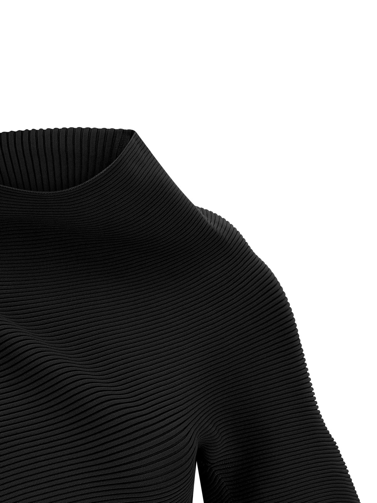 Issey Miyake Schwarze Bluse aus Polyester