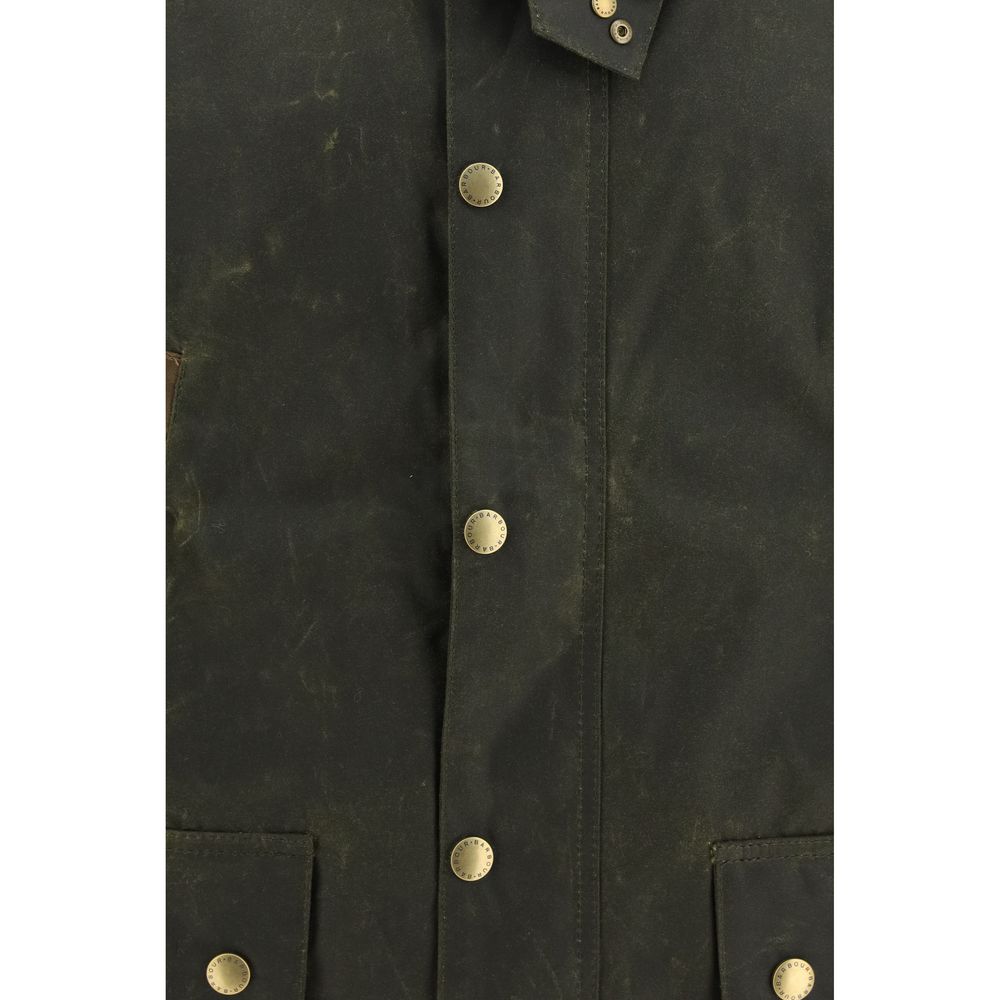 Barbour Zweifarbige Baumwoll-Shell-Jacke