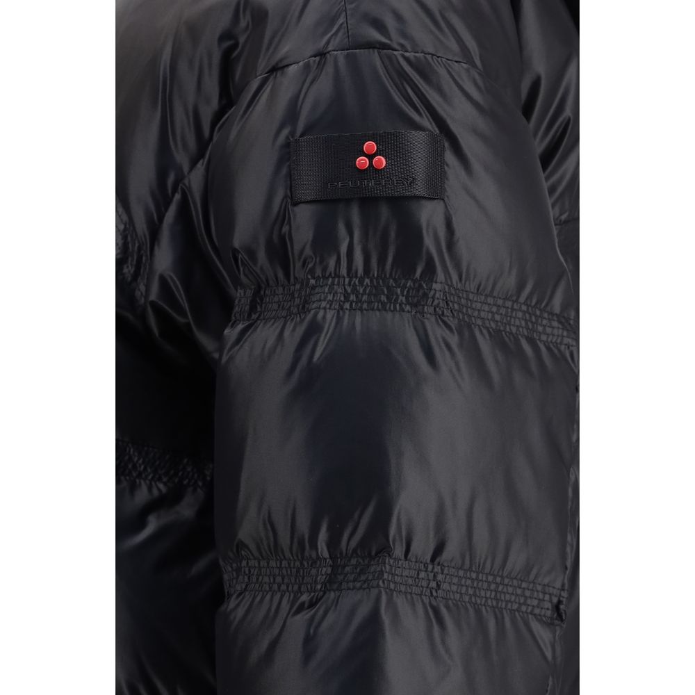 Peuterey Schwarze Polyamid-Shell-Jacke