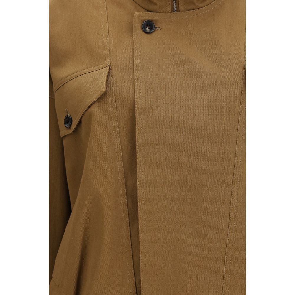 Saint Laurent Brauner Baumwoll-Bomber