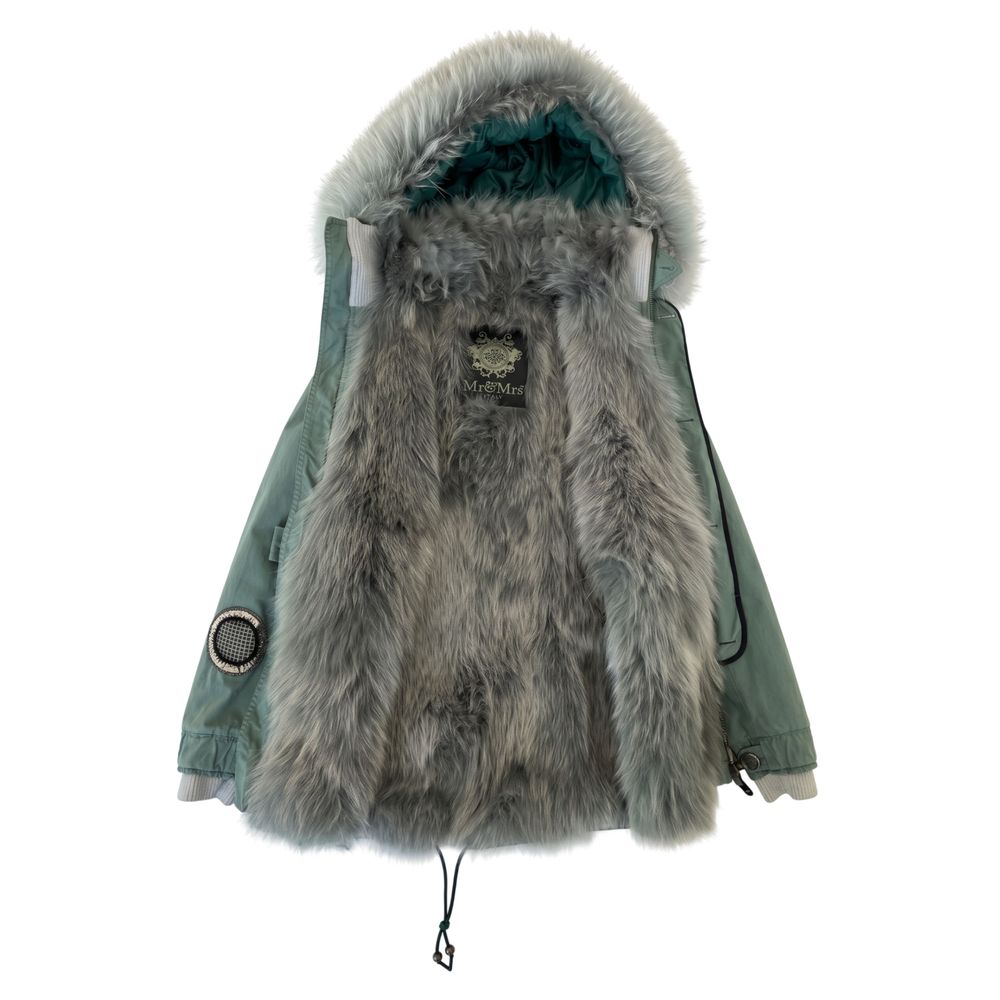 Mr&Mrs Italy Grüne Baumwolljacke für Damen