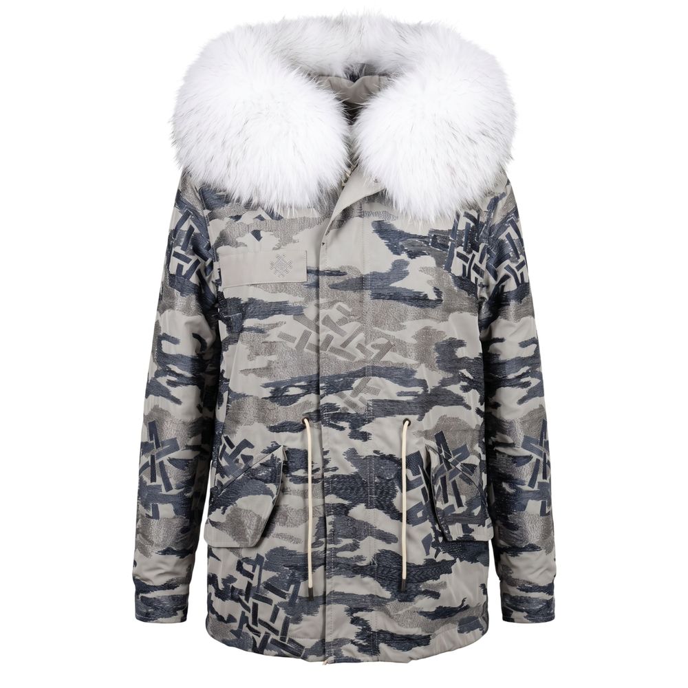 Mr&Mrs Italy Grüne Damenjacke aus Polyester