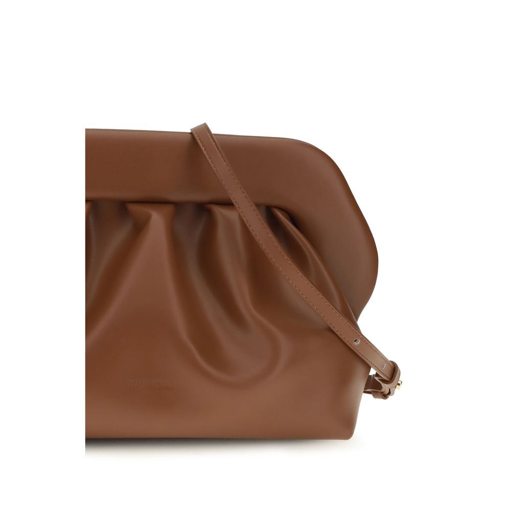 THEMOIRè Braune Clutch aus veganem Leder