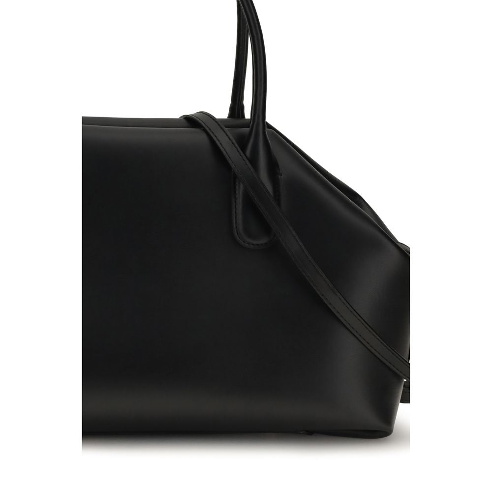 THEMOIRè Schwarze Handtasche aus veganem Leder