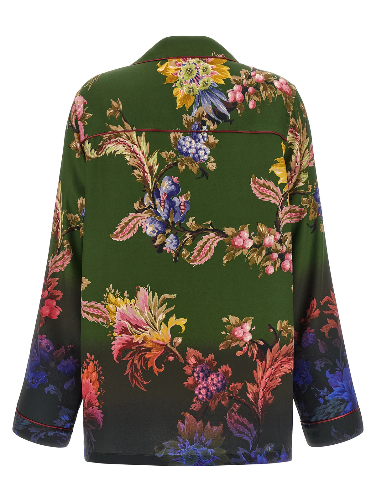 Etro Grüne Polyester-Bluse