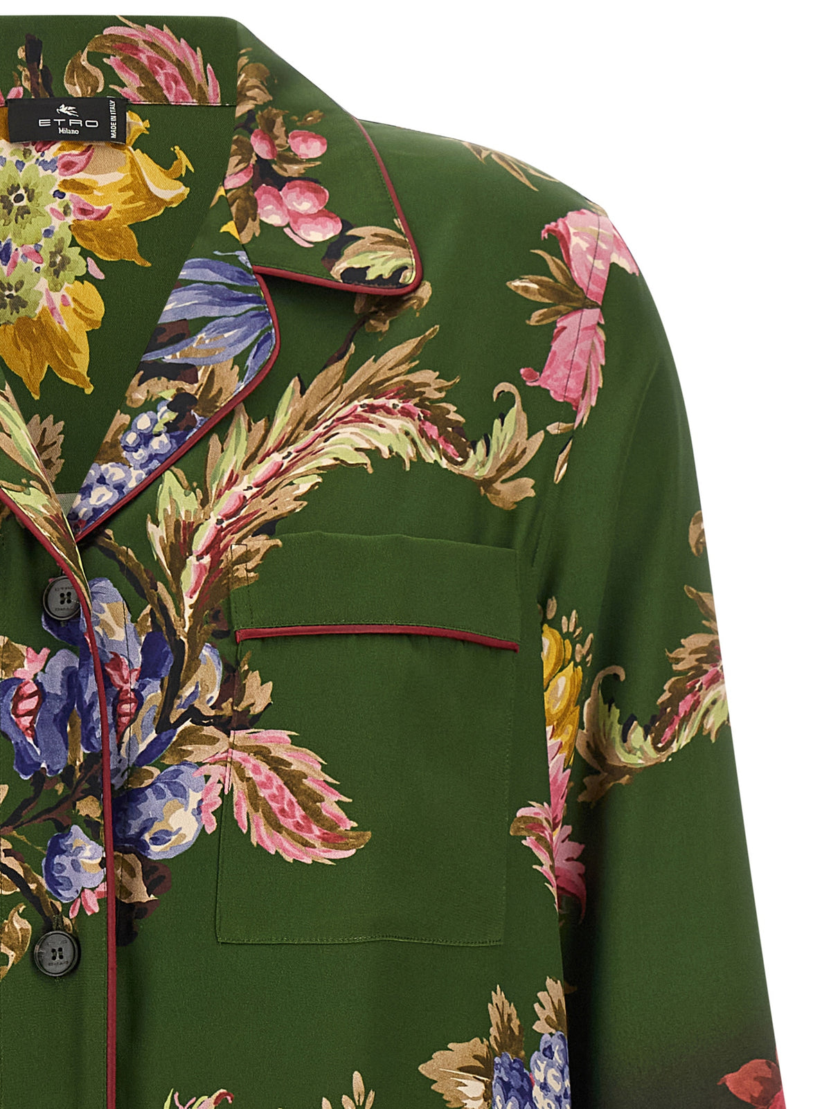 Etro Grüne Polyester-Bluse