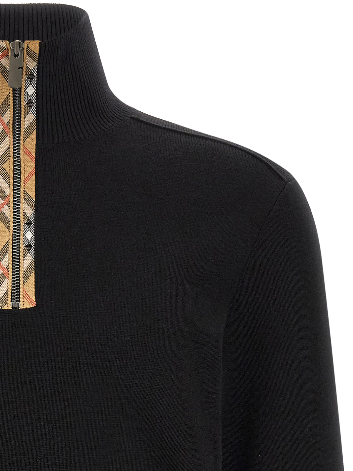 Burberry Schwarzer Wollcardigan