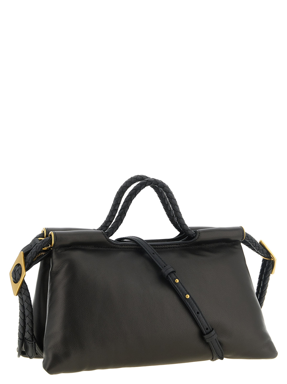 Isabel Marant Schwarze Lammleder-Schultertasche