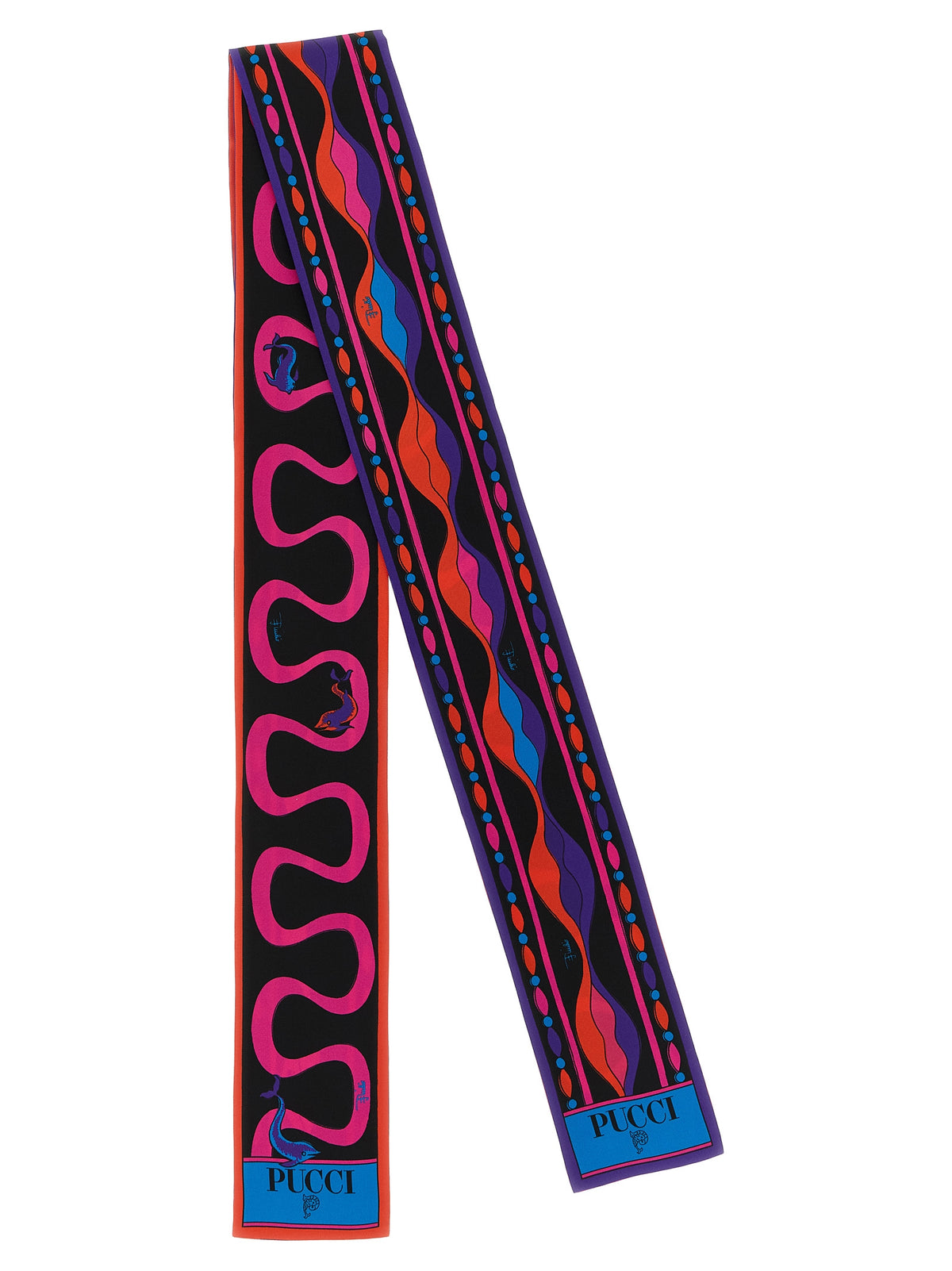 Emilio Pucci Mehrfarbiger Seidenschal