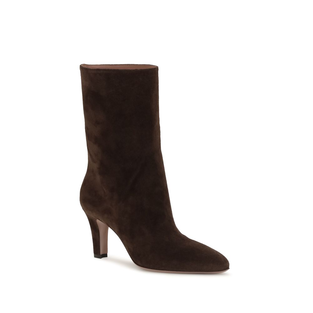 Paris Texas Braune Wildleder-Ankle Boots